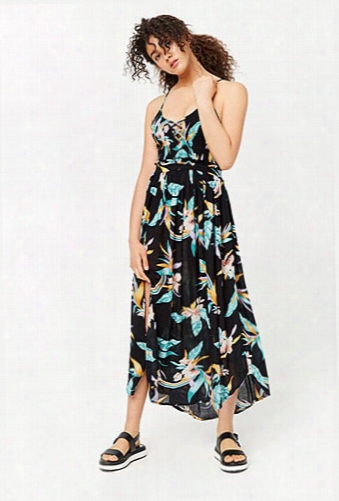 Tropical Floral Maxi Dress