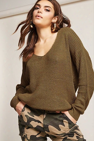 Twist-back Sweater