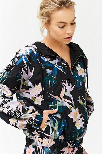 Active Floral Anorak Jacket