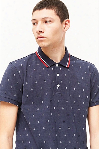 Anchor Print Polo