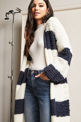 Boucle Knit Stripe Sweater