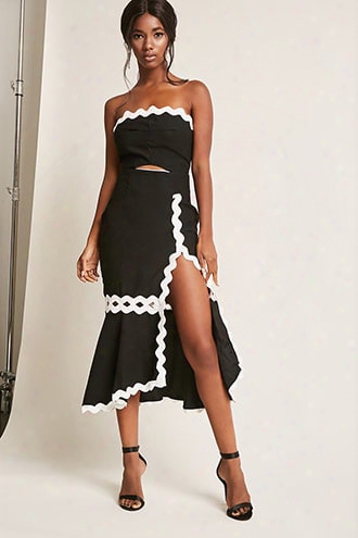 Cutout Strapless Dress