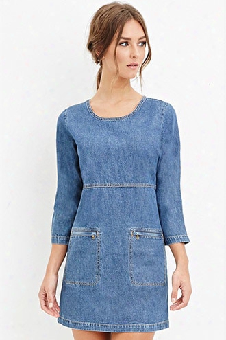 Denim Shift Dress