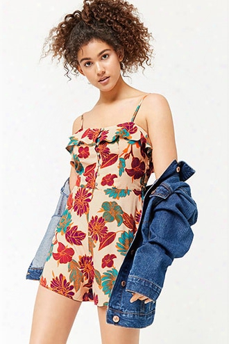 Floral Flounce Romper