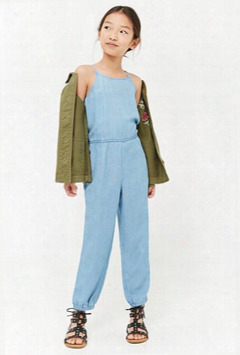 Girls Chambray Jumpsuit (kids)