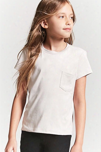 Girls Faux Suede Tee (kids)