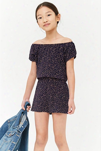 Girls Geo Print Romper (kids)