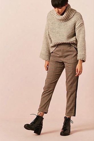 Glen Plaid Stripe Pants