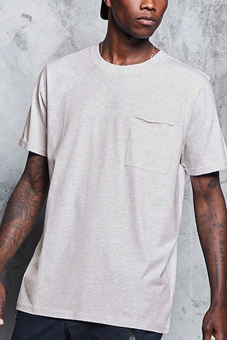 Heathered Pocket Tee