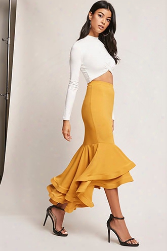 High-low Flounce Mermaid Skirt