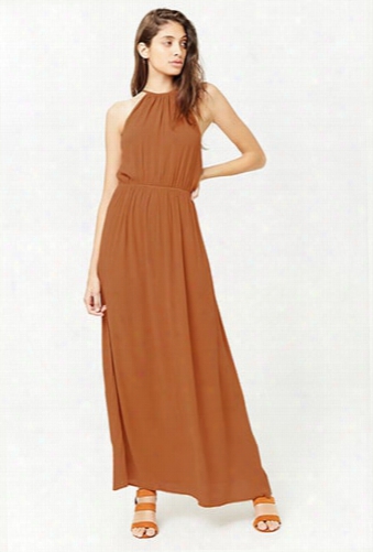 High-neck Maxi Dress