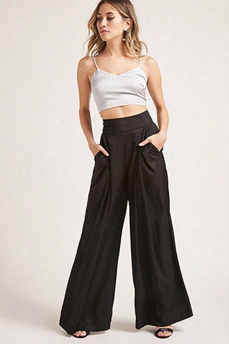 High-waist Palazzo Trousers