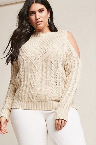 Plus Size Fisherman Knit Top