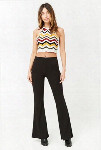 Ribbed Flare Pants