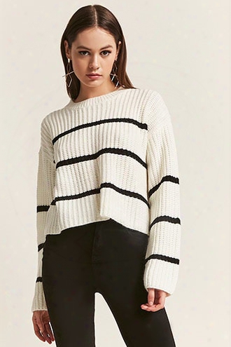 Ribbed Knit Stripe Sweater