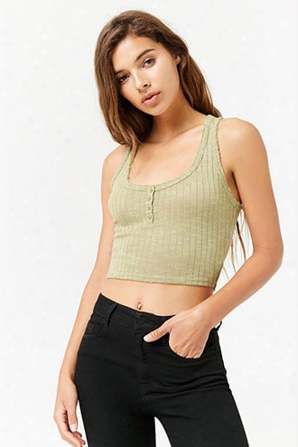 Ribbed Slub Knit Top