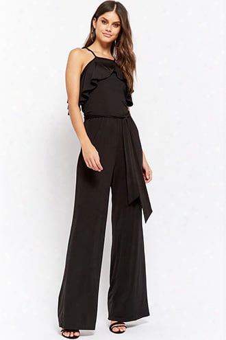 Ruffle-trim Jumpsuit