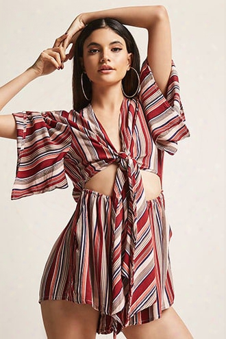 Selfie Leslie Stripe Romper