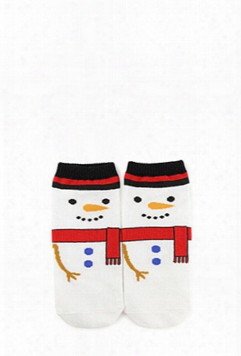 Snowman Ankle Socks