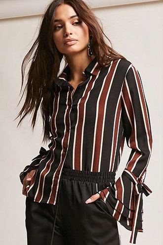 Striped Bell-sleeve Shirt