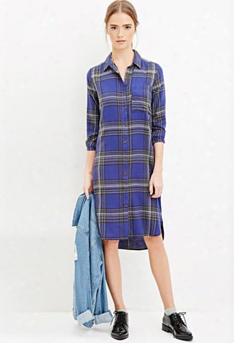 Tartan Plaid Shirt Dress