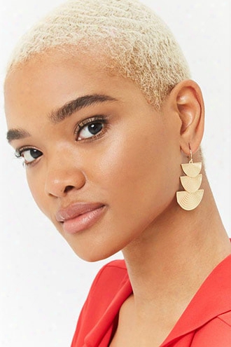 Tiered Geo Drop Earrings