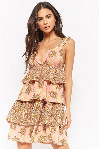 Vero Moda Floral Tiered Dress