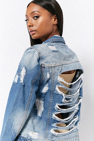 12x12 Distressed Denim Jacket