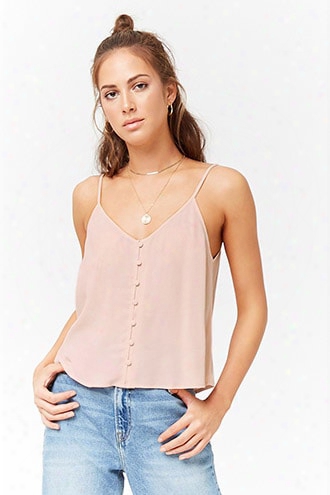 Button-front Cami Top