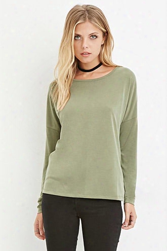 Contemporary Boxy Long-sleeve Top