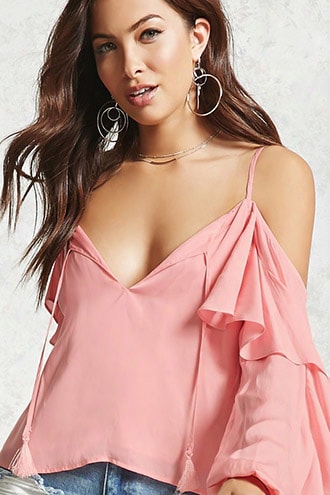 Contemporary Ruffle Sleeve Top