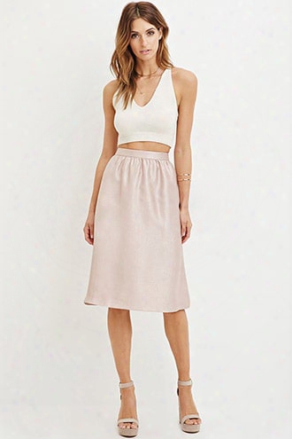 Contemporary Sheeny A-line Skirt