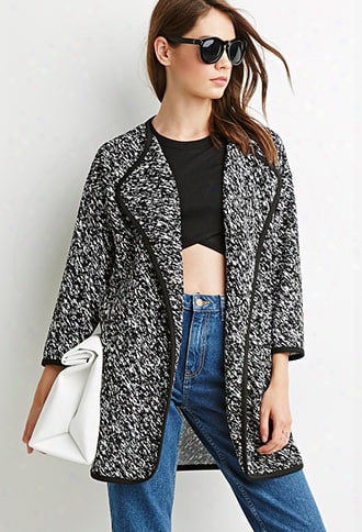 Crinkled Abstract Splatter Jacket