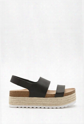 Dirty Laundry Espadrille Flatform Slingback Sandals