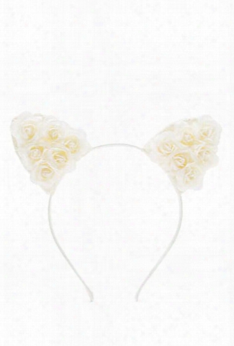 Floral Lace Cat Ears Headband