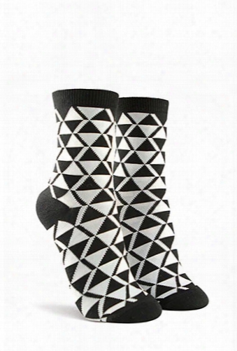 Geo Crew Socks