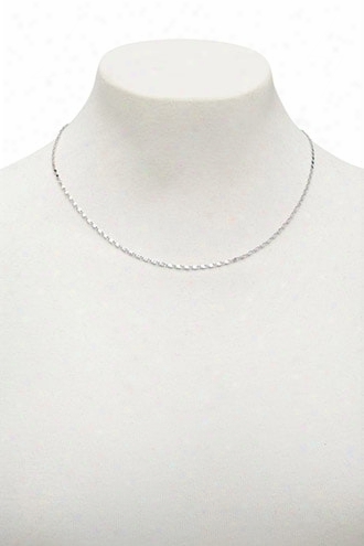 Hammered Figaro Chain Necklace