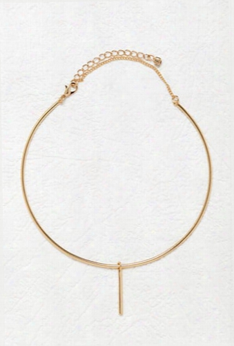 Linear Charm Collar Necklace