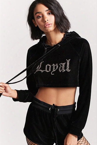 Loyal Sequin Velvet Hoodie