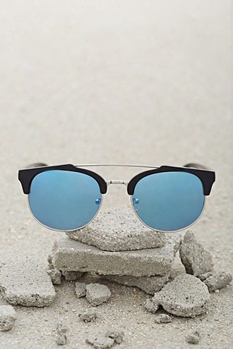 Men Browline Orund Sunglasses