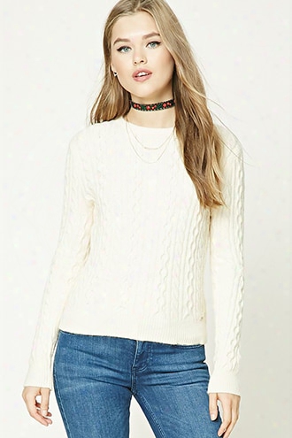 Open-elbow Fisherman Sweater