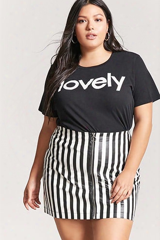 Plus Size Lovely Graphic Tee