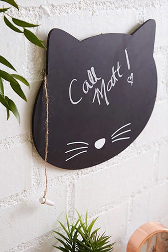 Sass & Belle Cat Chalkboard