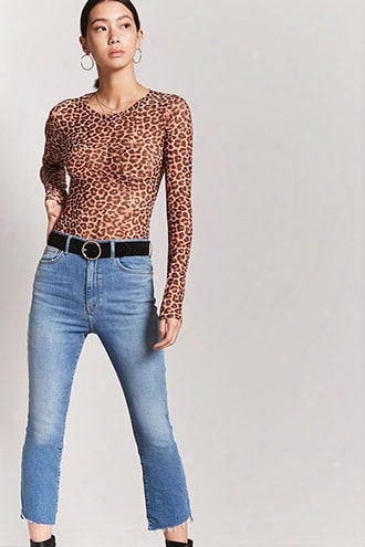 Sheer Cheetah Print Bodysuit