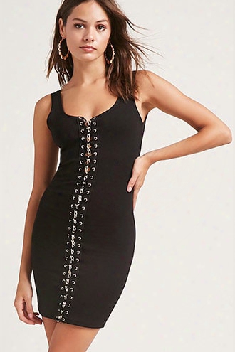 Strappy Curb-chain Tank Dress