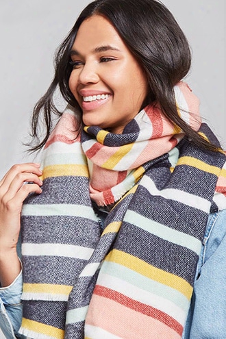 Striped Oblong Scarf