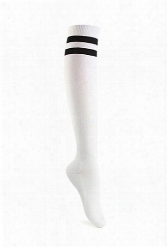 Striped Over-the-knee Socks