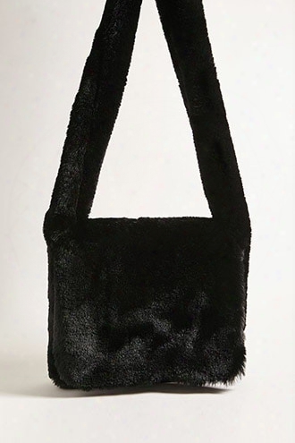 The Style Club Faux Fur Messenger Bag