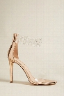 Bejeweled Ankle-Strap Heels