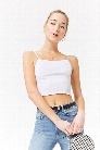 Cropped Lettuce-Edge Cami